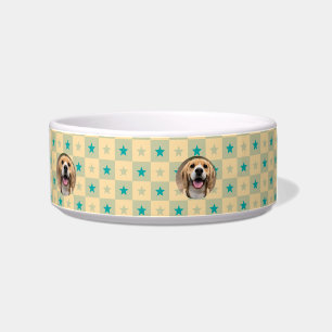 Colourful Custom Name New Dog Mum Funny Dog Bowl
