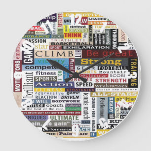Colourful Customised Athletic Sports Clock