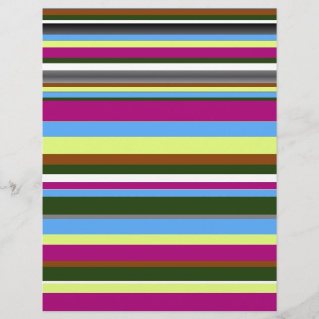 Colourful Customised Designer Stripe (Front)