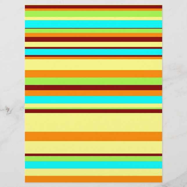 Colourful Customised Designer Stripe Pattern (Front)