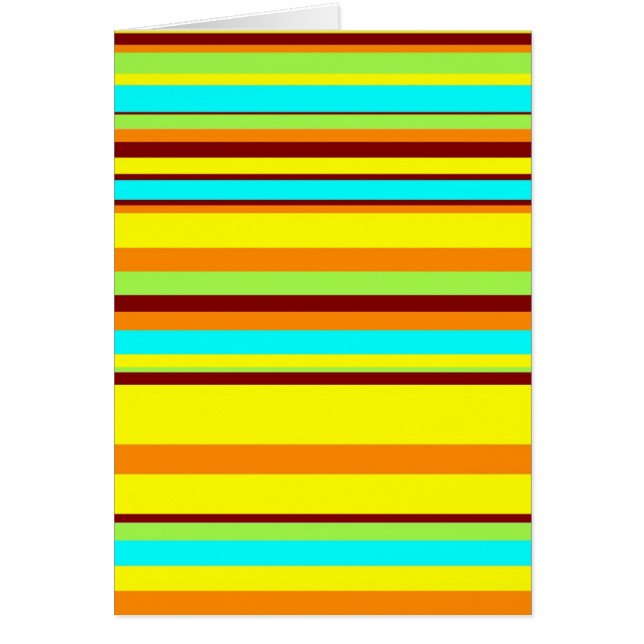Colourful Customised Designer Stripe Pattern (Front)