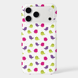 Colourful Cute Birds Pattern