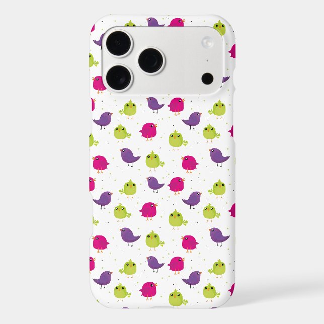 Colourful Cute Birds Pattern (Back)