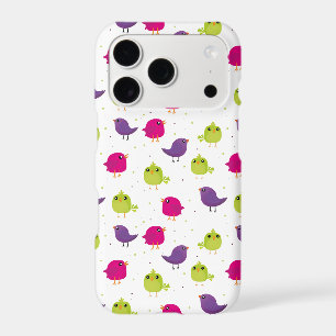 Colourful Cute Birds Pattern