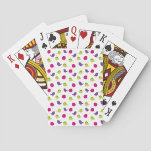 Colourful Cute Birds Pattern Playing Cards