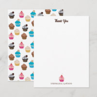 Colourful Cute Cupcakes Pattern