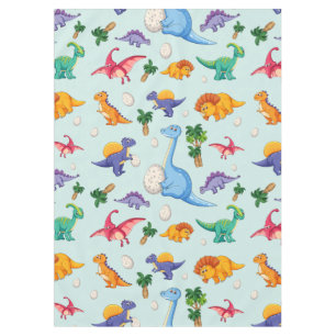 Colourful Cute Dinosaur Pattern Tablecloth