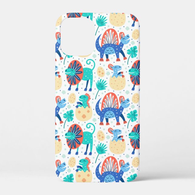 Colourful cute dinosaurs pattern Case-Mate iPhone case (Back)