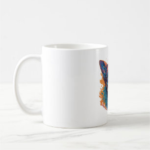 Colourful Cute Dog Coffee Mug