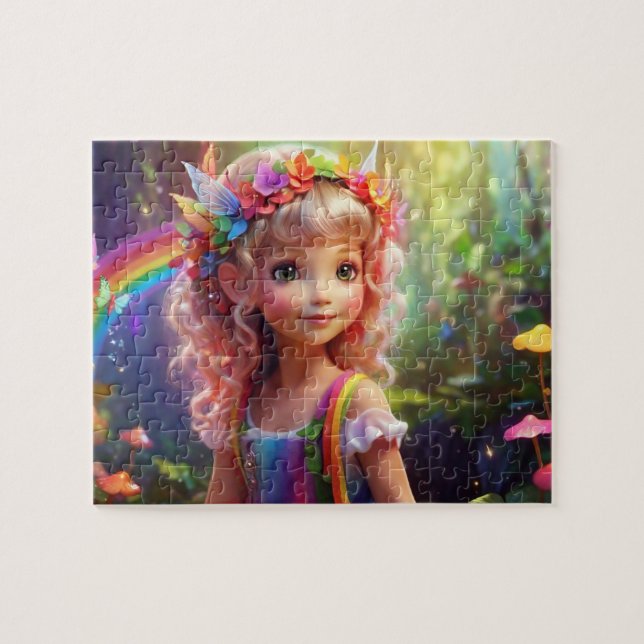 Colourful Cute Fairy Jigsaw Puzzle (Horizontal)