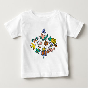 Colourful cute fruity summer baby T-Shirt