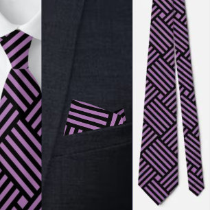 Colourful Cute Geometric Pattern Necktie