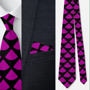 Colourful Cute Geometric Pattern Necktie