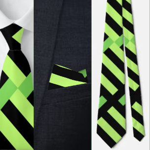 Colourful Cute Geometric Pattern Necktie