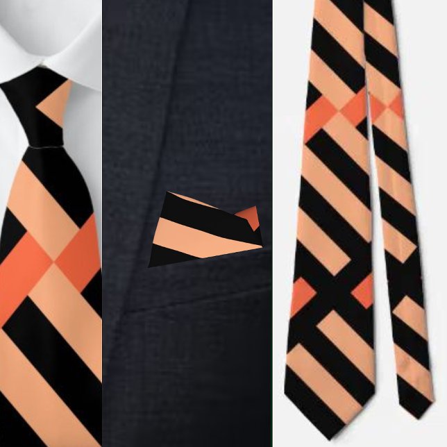 Colourful Cute Geometric Pattern Necktie        (Creator Uploaded)
