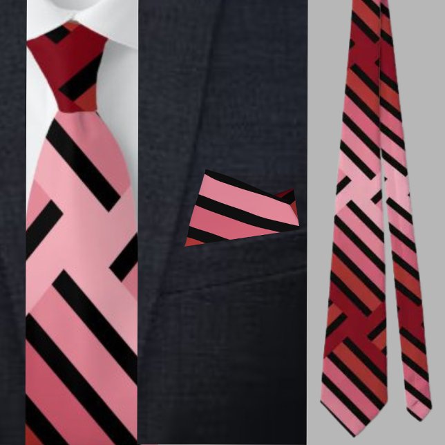 Colourful Cute Geometric Pattern Necktie        (Creator Uploaded)