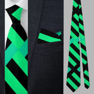 Colourful Cute Geometric Pattern Necktie       