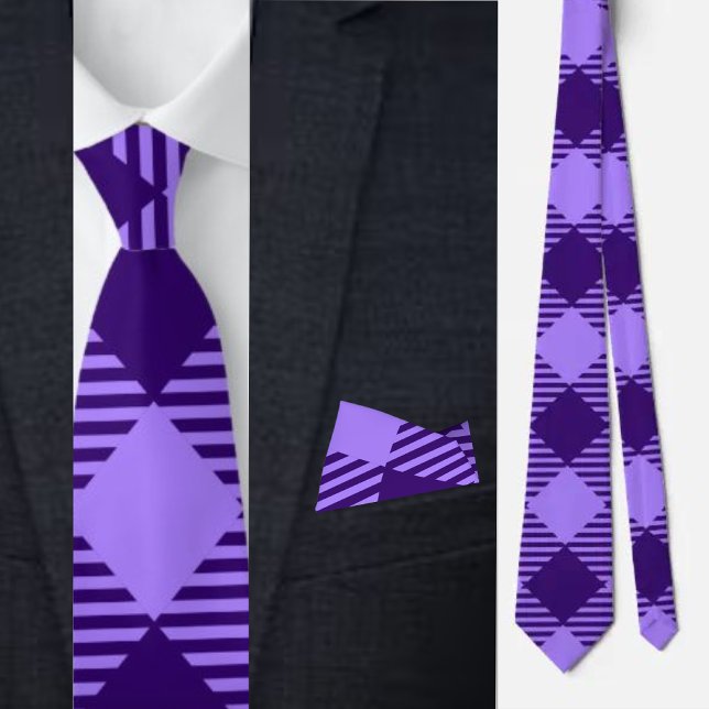 Colourful Cute Geometric Pattern Necktie (Creator Uploaded)