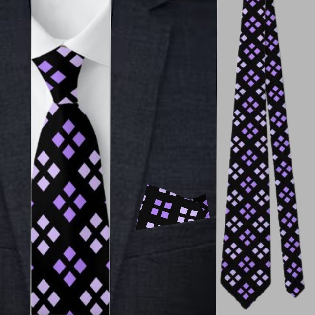 Colourful Cute Geometric Pattern Necktie (Creator Uploaded)
