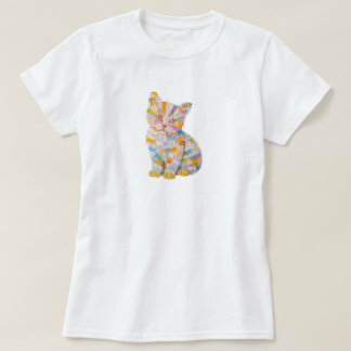 Colourful Cute Kitten Looking to Be Adopted T-Shirt
