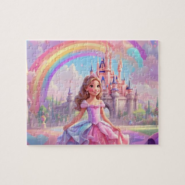 Colourful Cute Little Princess Jigsaw Puzzle (Horizontal)