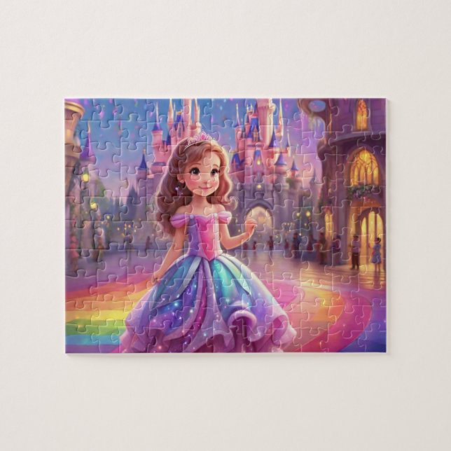 Colourful Cute Little Princess Jigsaw Puzzle (Horizontal)