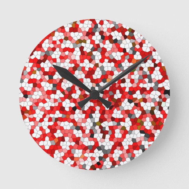 Colourful Cute Modern Trend Round Clock (Front)