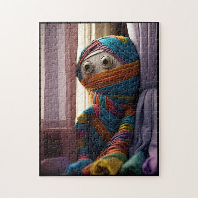 Colourful Cute Mummy Jigsaw Puzzle (Vertical)