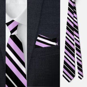 Colourful Cute Stripes Pattern          Neck Tie