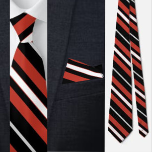Colourful Cute Stripes Pattern          Neck Tie