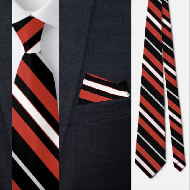 Colourful Cute Stripes Pattern          Neck Tie (Creator Uploaded)