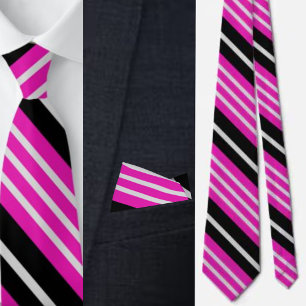 Colourful Cute Stripes Pattern          Neck Tie