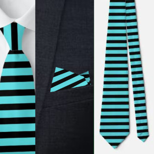 Colourful Cute Stripes Pattern Necktie