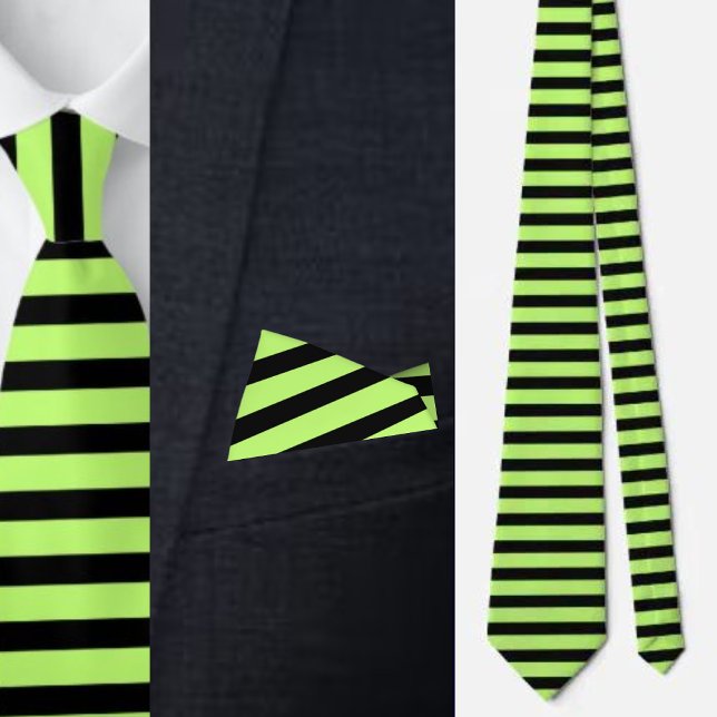 Colourful Cute Stripes Pattern Necktie (Creator Uploaded)