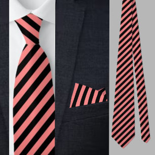 Colourful Cute Stripes Pattern Necktie       