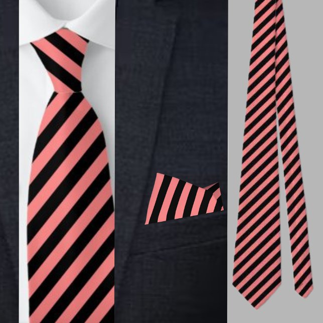 Colourful Cute Stripes Pattern Necktie        (Creator Uploaded)