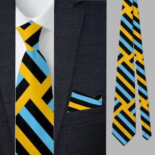 Colourful Cute Stripes Pattern Necktie