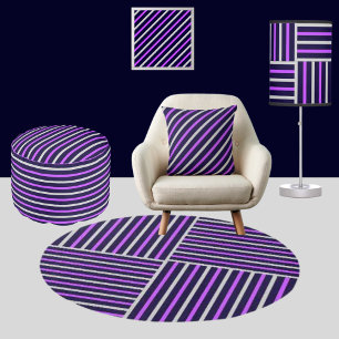 Colourful Cute Stripes Pattern          Poster