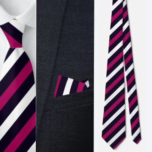 Colourful Cute Stripes Pattern          Tie