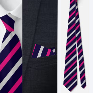 Colourful Cute Stripes Pattern          Tie