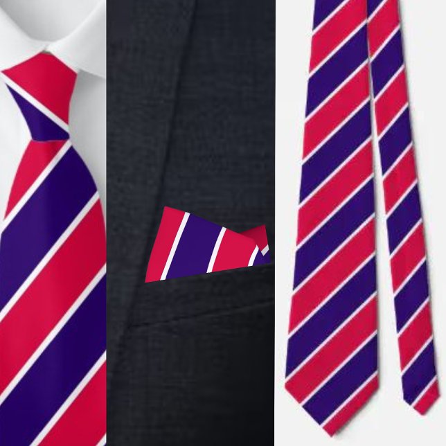 Colourful Cute Stripes Pattern          Tie (Creator Uploaded)