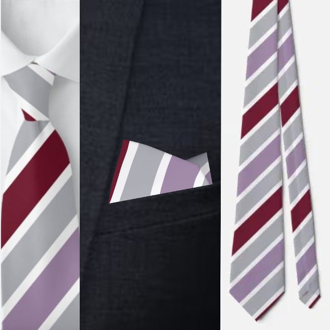 Colourful Cute Stripes Pattern          Tie (Creator Uploaded)