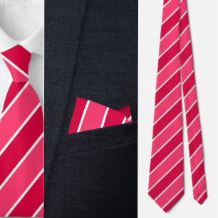 Colourful Cute Stripes Pattern          Tie