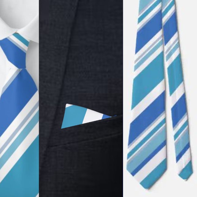 Colourful Cute Stripes Pattern          Tie (Creator Uploaded)