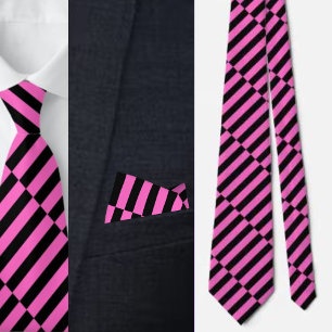 Colourful Cute Stripes Pattern          Tie
