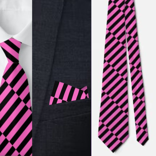 Colourful Cute Stripes Pattern          Tie (Creator Uploaded)