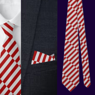 Colourful Cute Stripes Pattern          Tie