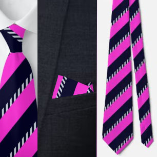 Colourful Cute Stripes Pattern Tie