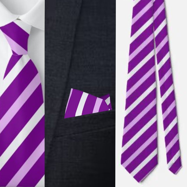 Colourful Cute Stripes Pattern          Tie (Creator Uploaded)