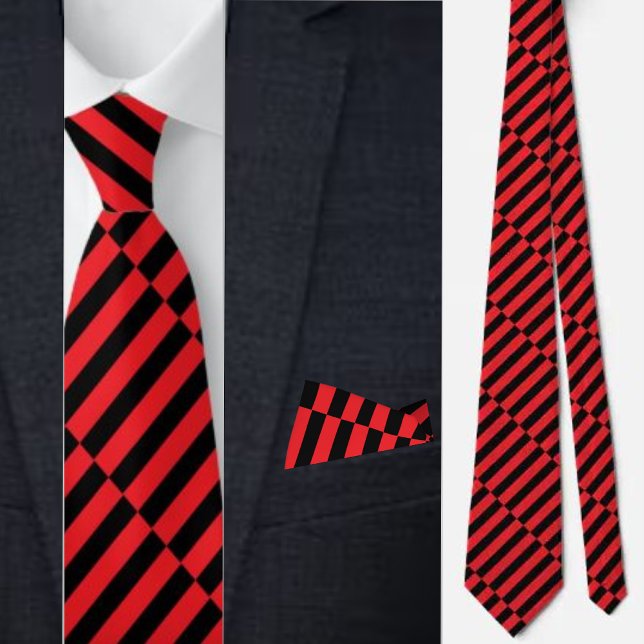 Colourful Cute Stripes Pattern          Tie (Creator Uploaded)